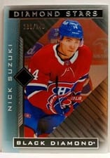 2021-22 Upper Deck Black Diamond Diamond Stars Nick Suzuki #BDS-NS card