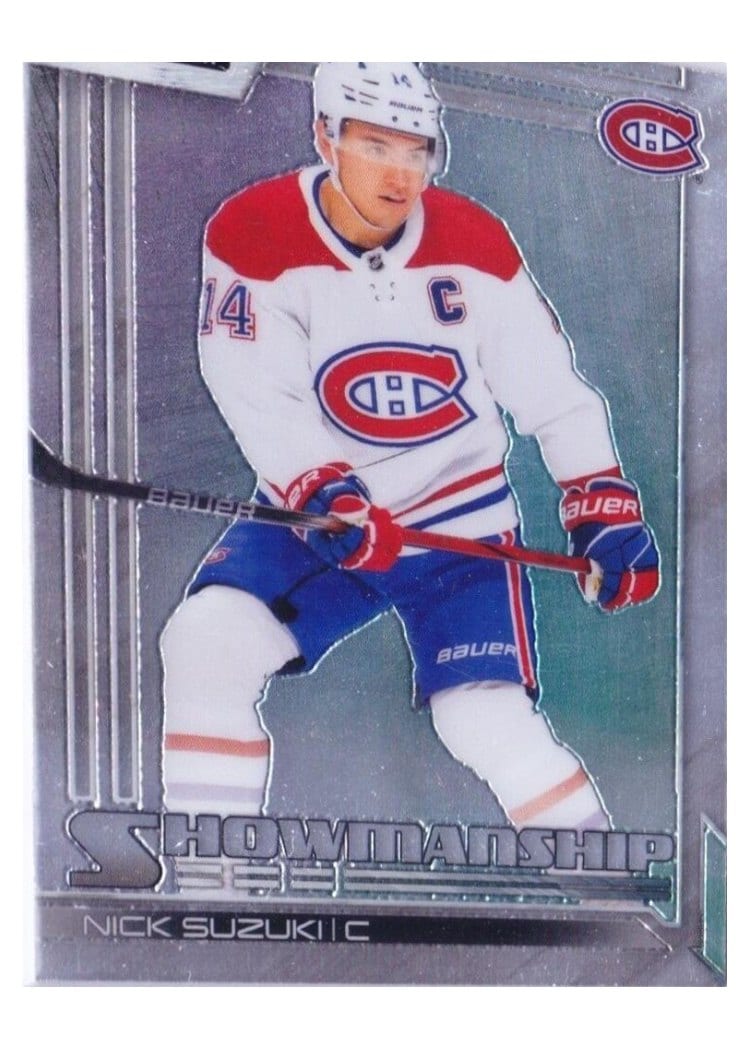 2024-25 O-Pee-Chee Platinum 2023-24 O-Pee-Chee Platinum Update I: Showmanship Rainbow Autos Nick Suzuki #S-9 card