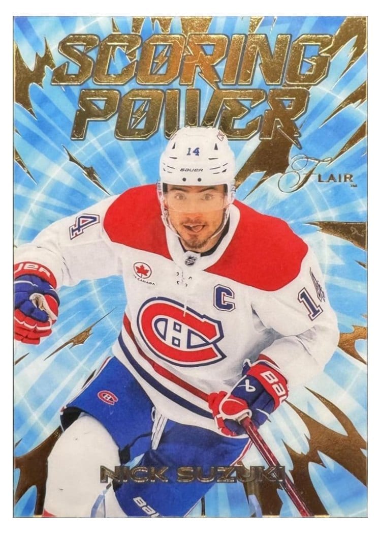 2025-26 Flair Scoring Power Nick Suzuki #SP-5 card