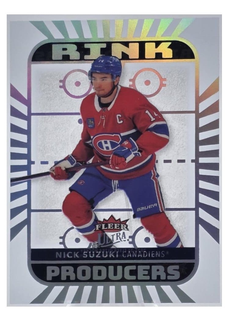2025-26 Fleer Ultra Rink Producers Nick Suzuki #RP-9 card