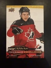 2025-26 Upper Deck UD Canvas Program of Excellence Nick Suzuki #C-268 card