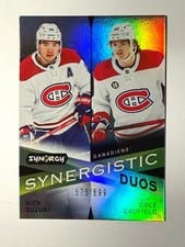 2022-23 Upper Deck Synergy Synergistic Duos Nick Suzuki/Cole Caufield #SD-5** card