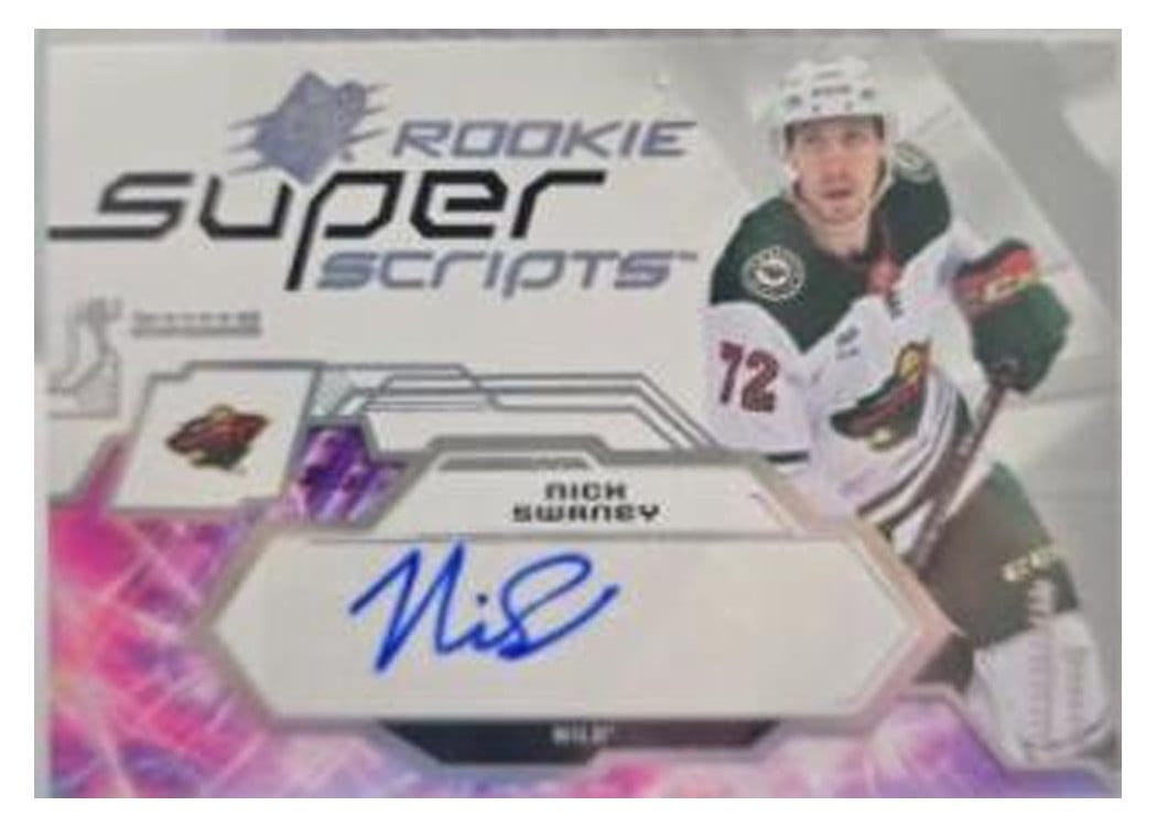 2023-24 SPx Rookie Superscripts Nick Swaney #SSR-NS card