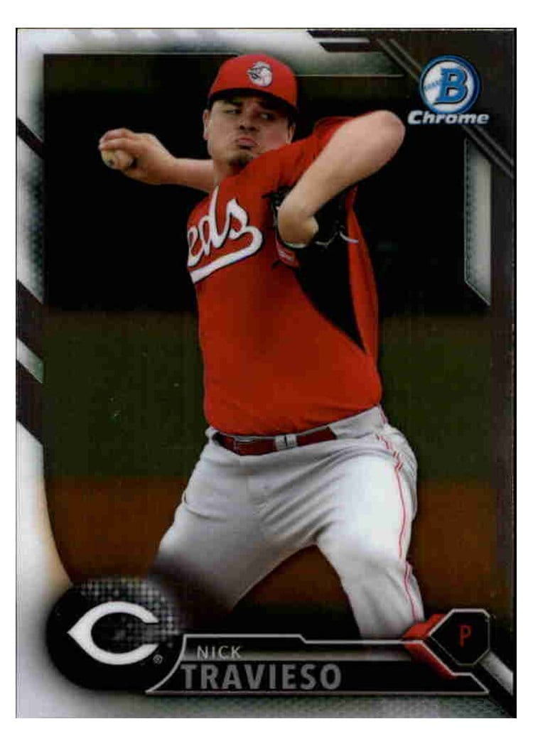 2016 Bowman Chrome Prospects Nick Travieso #BCP149 card