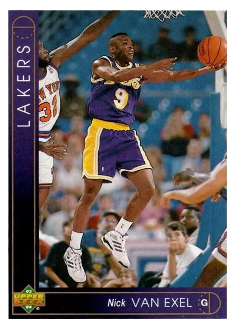 1993 Upper Deck Nick Van Exel #373 card