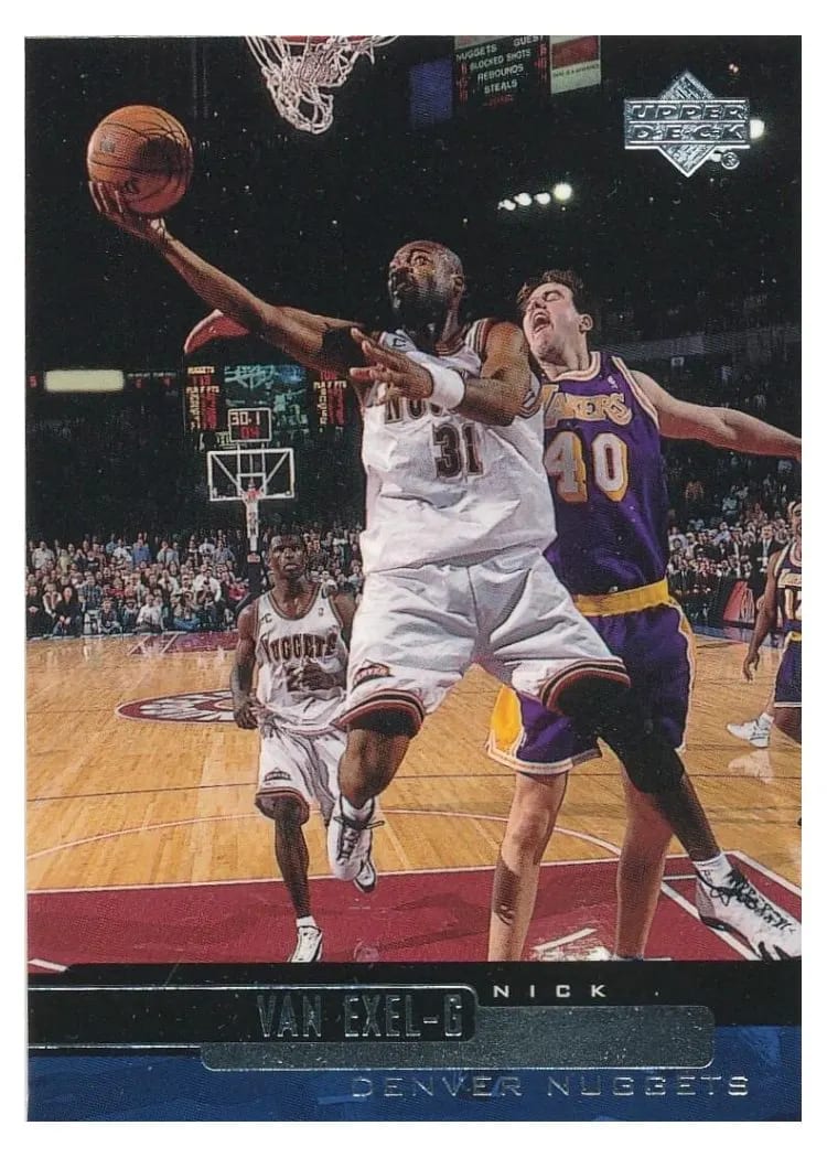 1999 Upper Deck Nick Van Exel #31 card