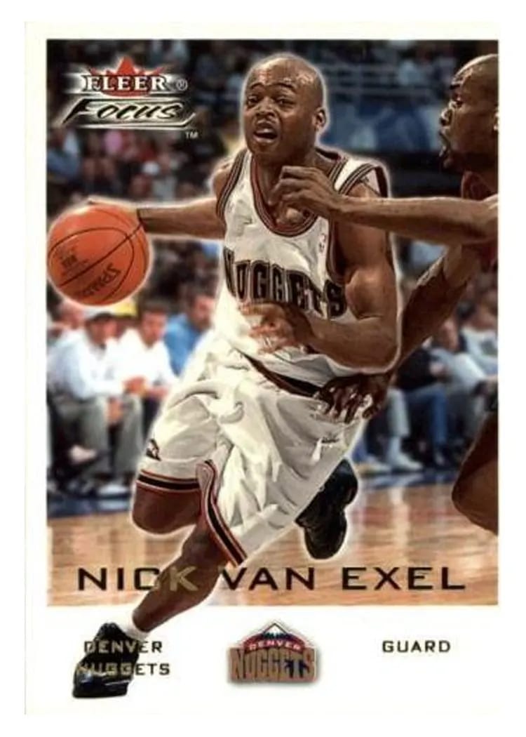 2000 Fleer Focus Nick Van Exel #9 card