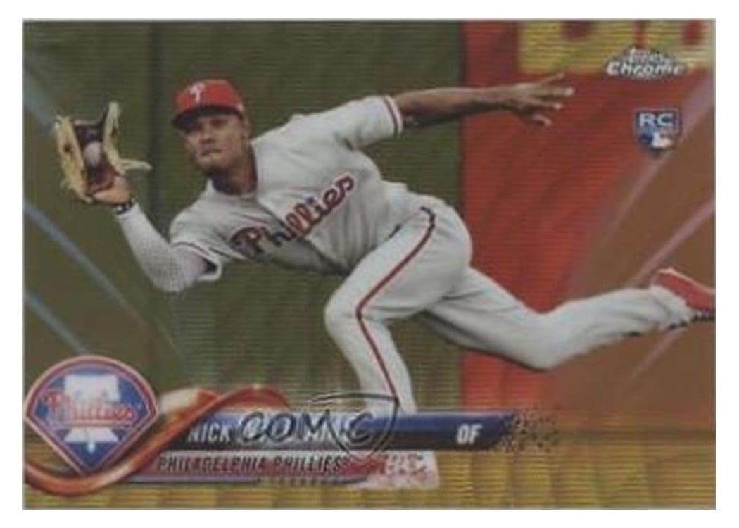 2018 Topps Chrome Base Set Nick Williams #147 card