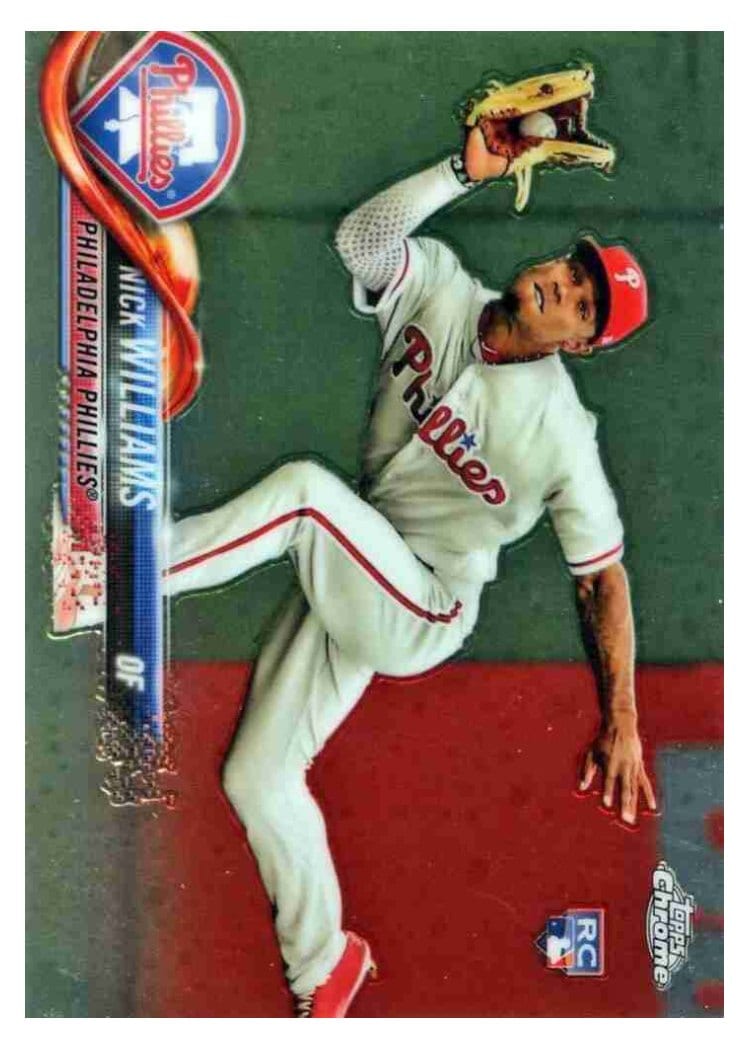 2018 Topps Chrome Base Set Nick Williams #147 card