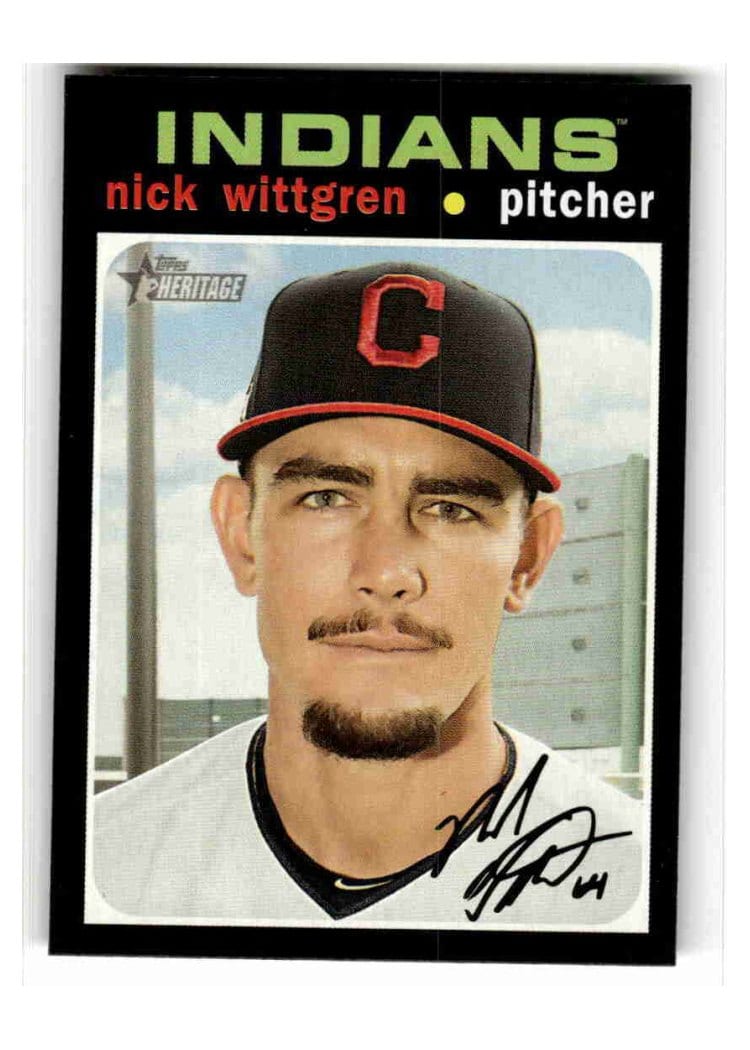 2020 Topps Heritage Base Set Nick Wittgren #252 card