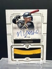 2025 Topps Definitive Collection Rookie Patch Autograph Nick Yorke #DRPA-NY card
