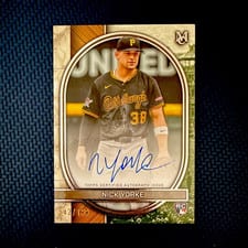 2025 Topps Museum Collection Archival Autographs Nick Yorke #AA-NY card