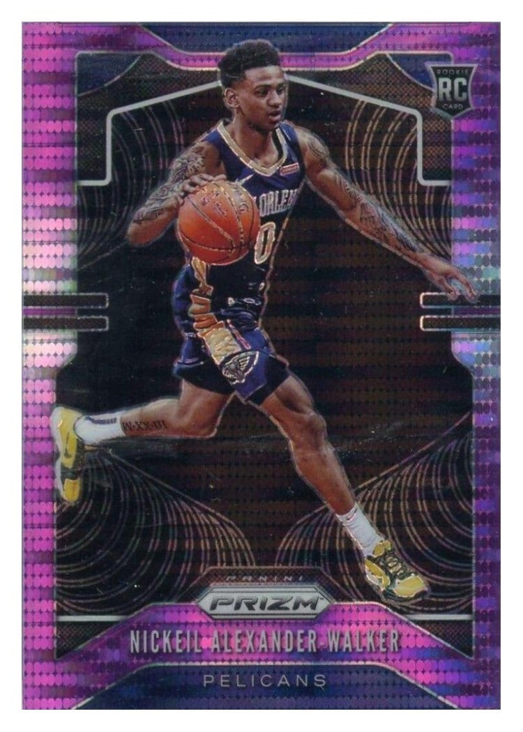 2019-20 Panini Prizm Base Set Nickeil Alexander-Walker Purple Pulsar Prizm #263 card
