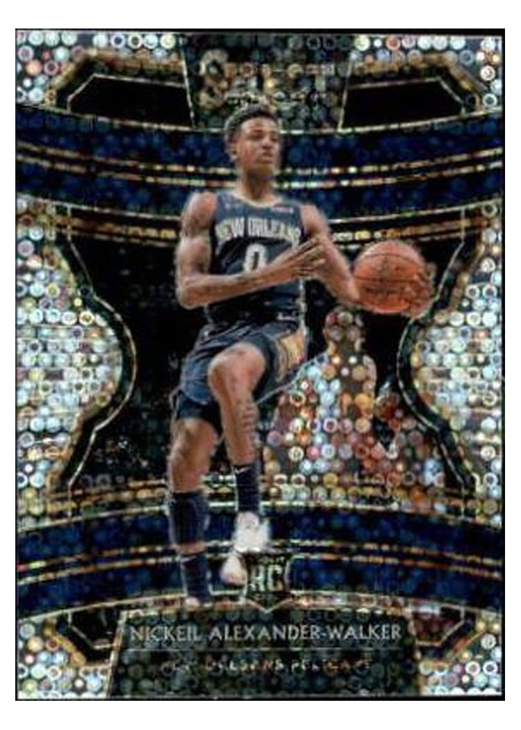 2019-20 Panini Select Base Set Nickeil Alexander-Walker Disco Prizm #49 card