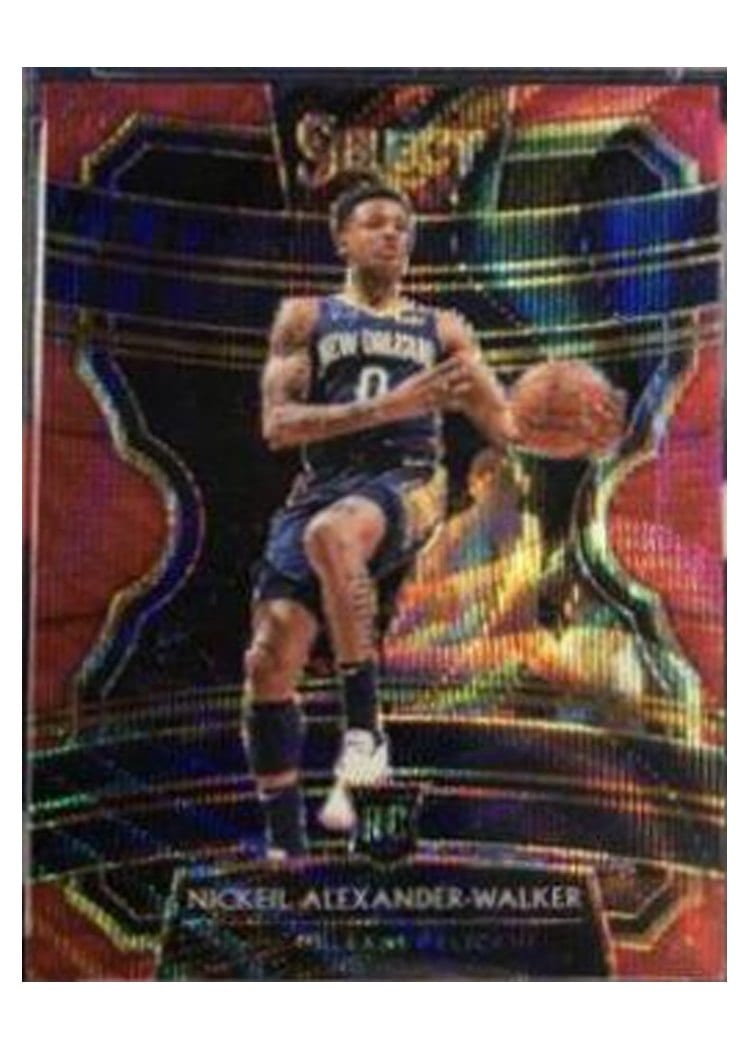 2019-20 Panini Select Base Set Nickeil Alexander-Walker Red Wave #49 card