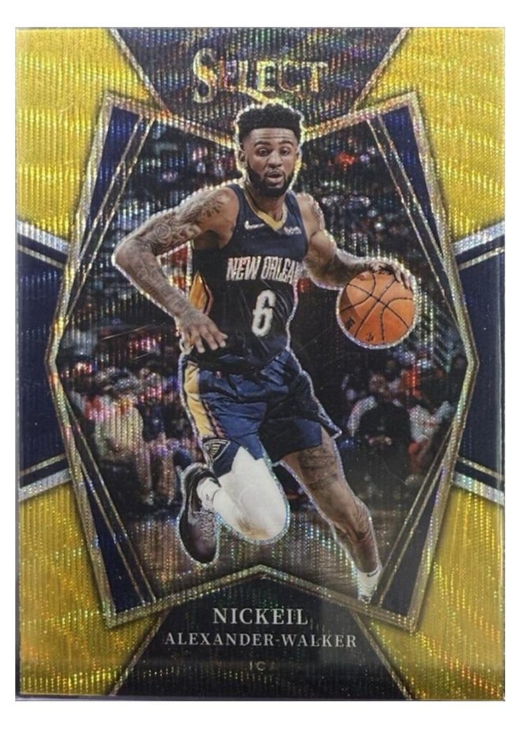 2021-22 Panini Select Base Set Nickeil Alexander-Walker #197 card