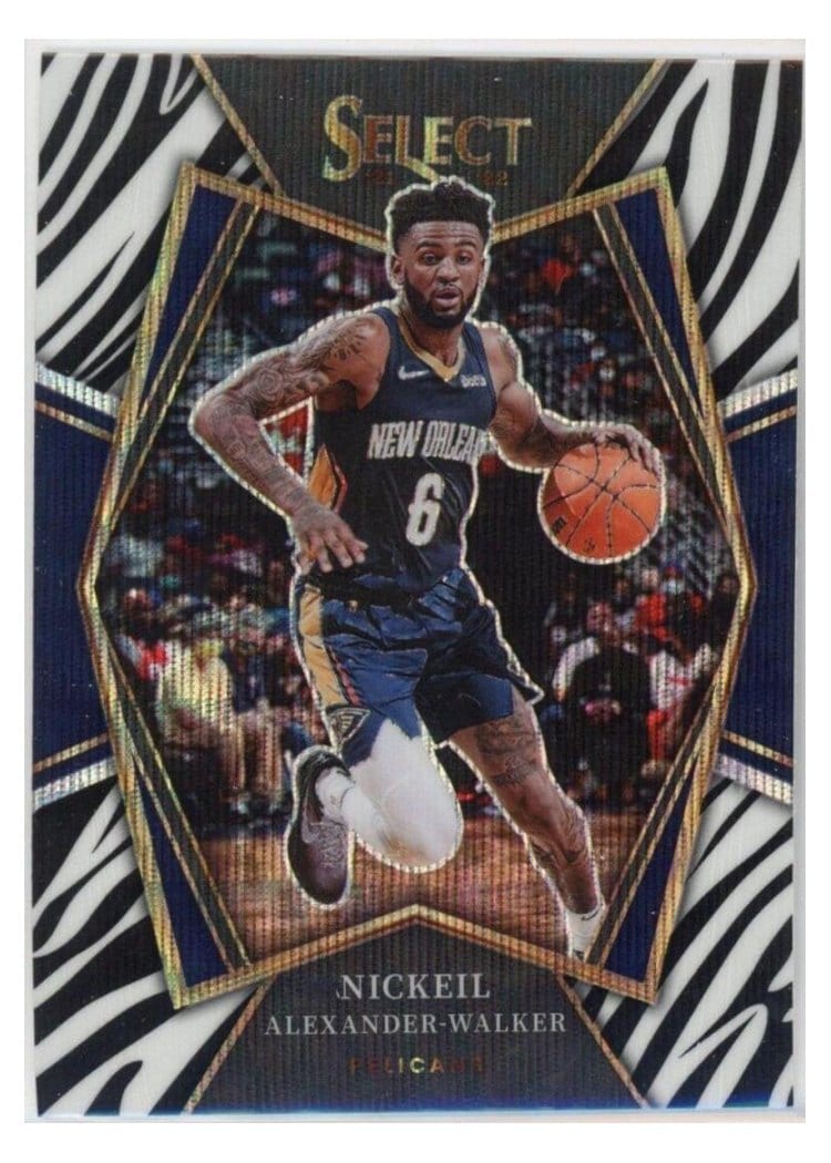 2021-22 Panini Select Base Set Nickeil Alexander-Walker #197 card