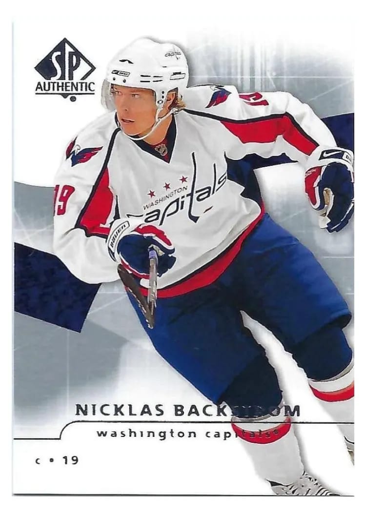 2009 SP Authentic Nicklas Backstrom #35 card