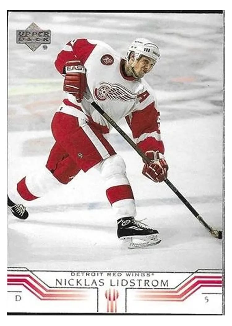 2001 Upper Deck Nicklas Lidstrom #63 card