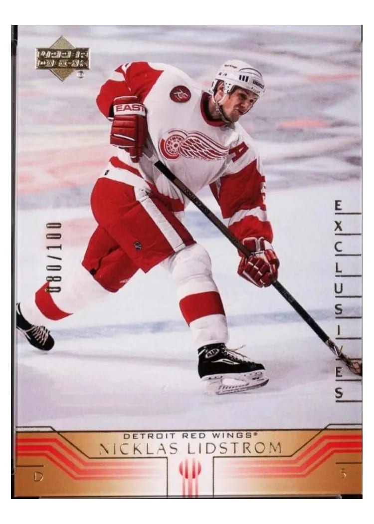 2001 Upper Deck Nicklas Lidstrom #63 card