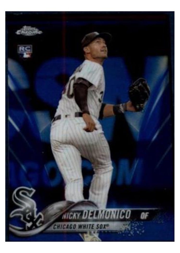 2018 Topps Chrome Base Set Nicky Delmonico #90 card