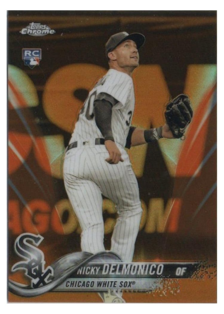 2018 Topps Chrome Base Set Nicky Delmonico #90 card
