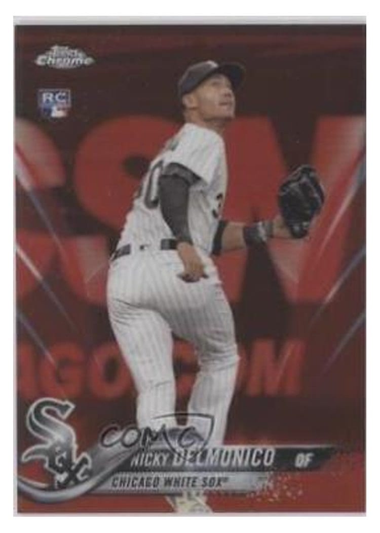 2018 Topps Chrome Base Set Nicky Delmonico #90 card