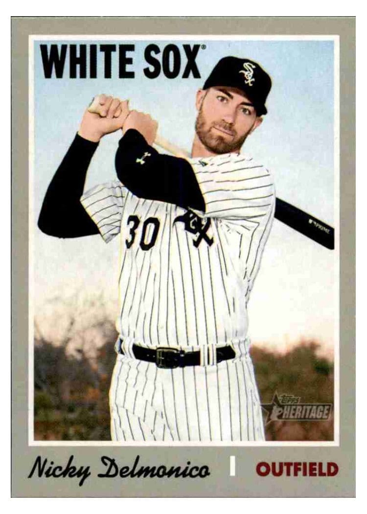 2019 Topps Heritage Base Set Nicky Delmonico #299 card