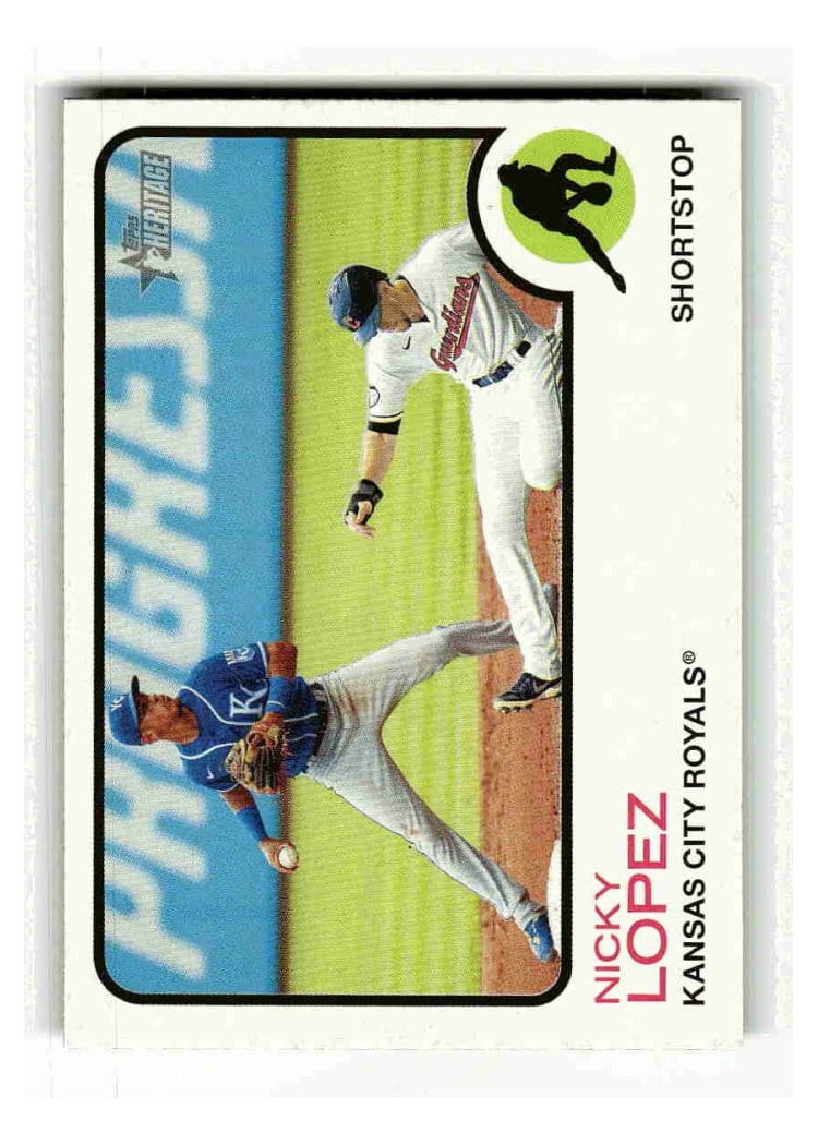 2022 Topps Heritage Base Set Nicky Lopez #260 card