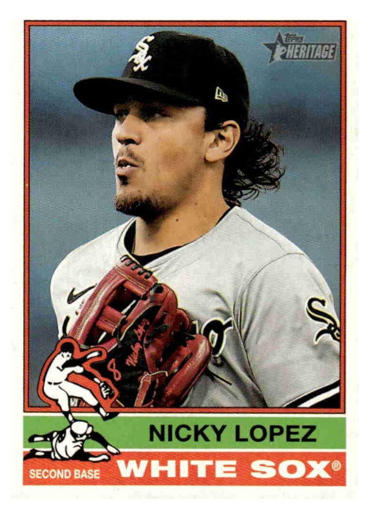 2025 Topps Heritage Base Set Nicky Lopez #371 card