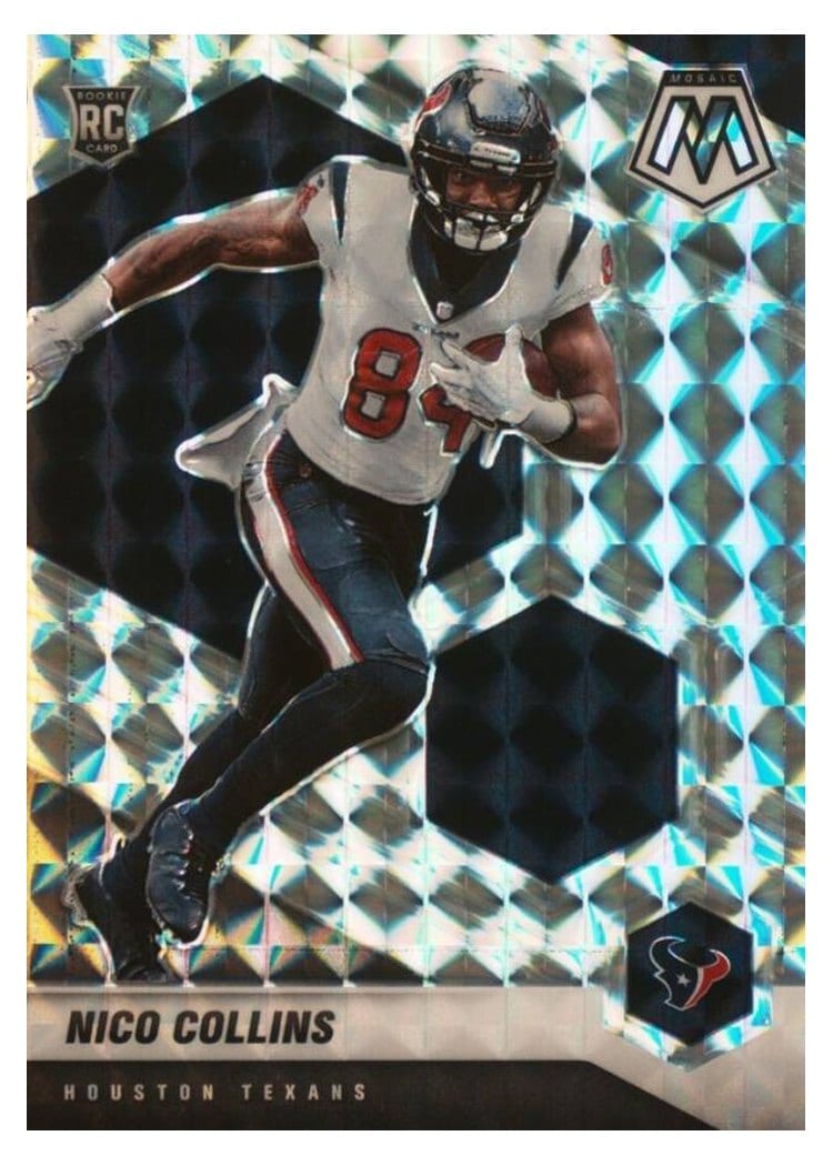 2021 Panini Mosaic Base Set Nico Collins #330 card