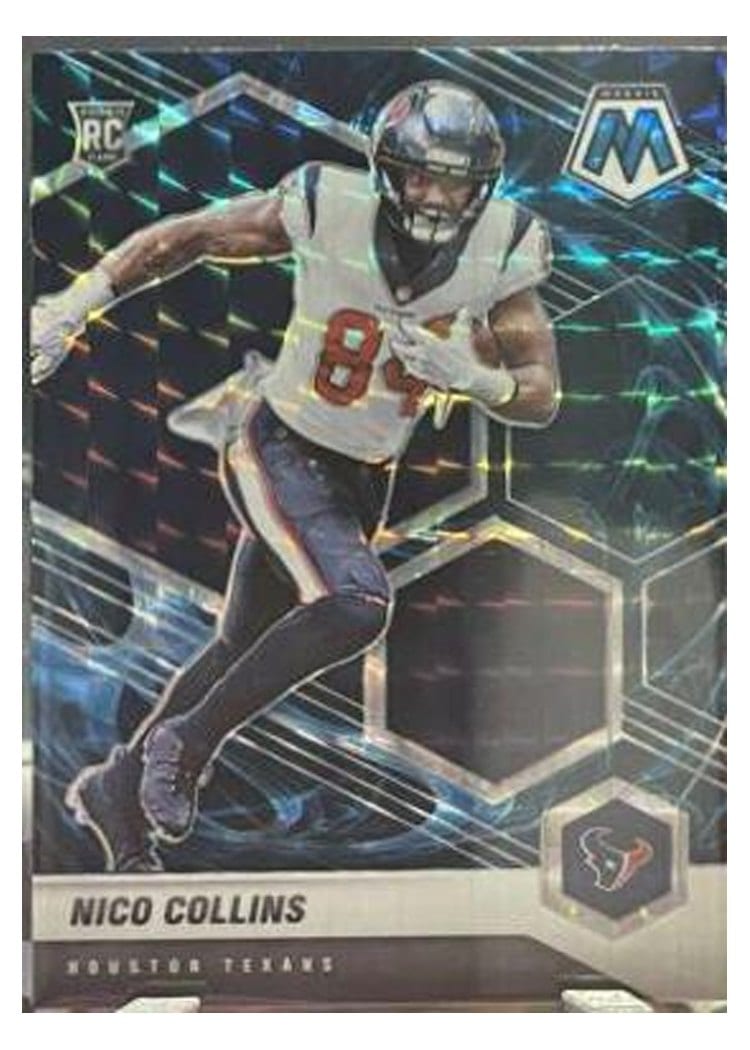 2021 Panini Mosaic Base Set Nico Collins #330 card