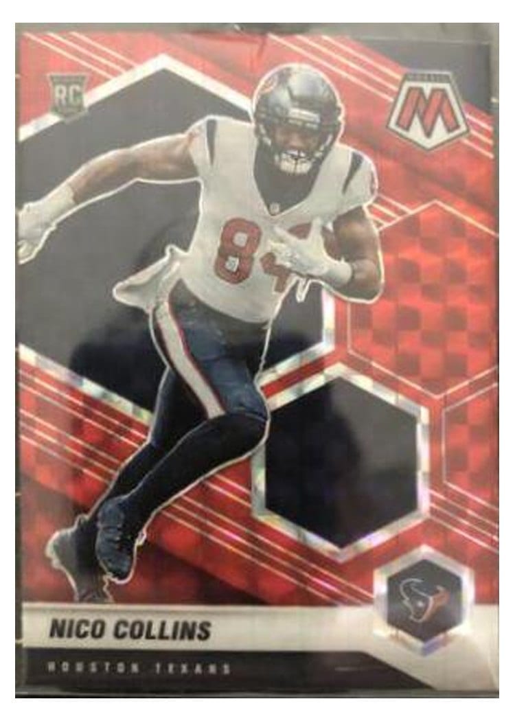 2021 Panini Mosaic Base Set Nico Collins #330 card