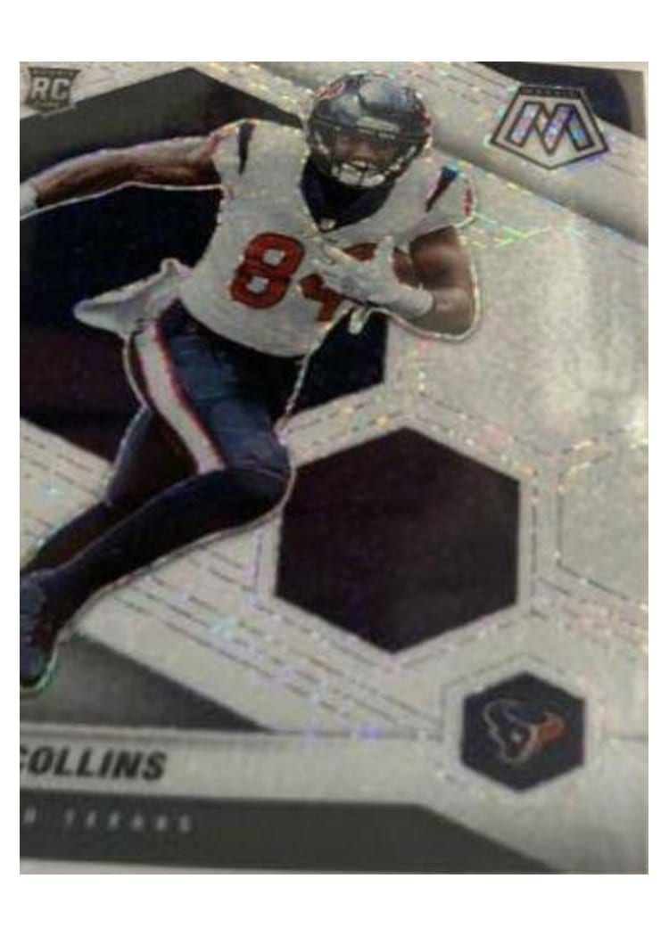 2021 Panini Mosaic Base Set Nico Collins White Mosaic #330 card