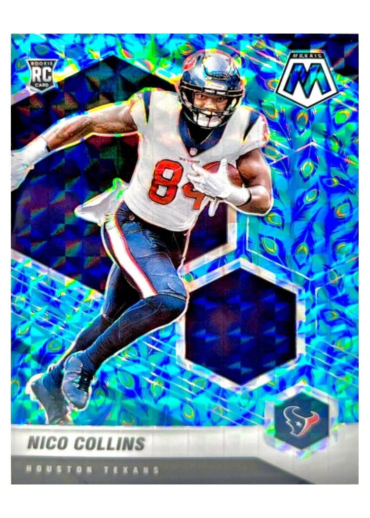 2021 Panini Mosaic Base Set Nico Collins #330 card