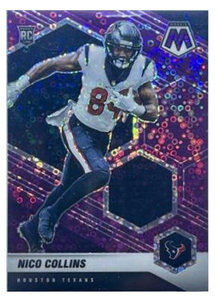 2021 Panini Mosaic Base Set Nico Collins #330 card