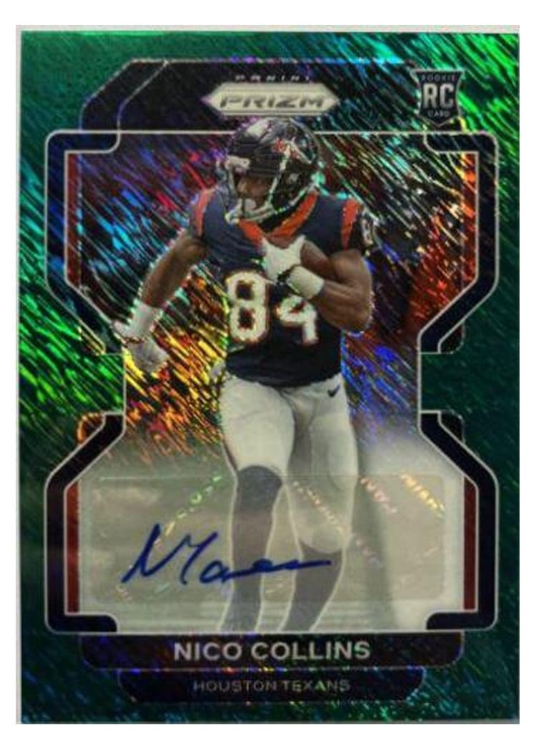 2021 Panini Prizm Base Set Nico Collins #360 card
