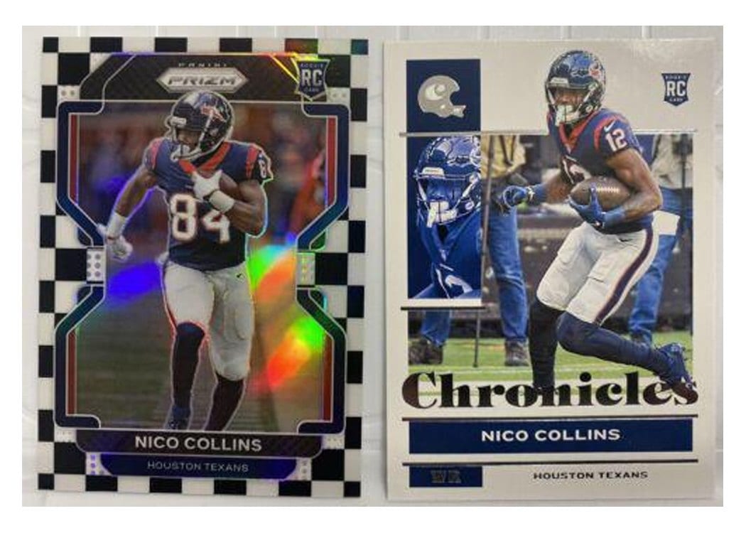 2021 Panini Prizm Base Set Nico Collins #360 card