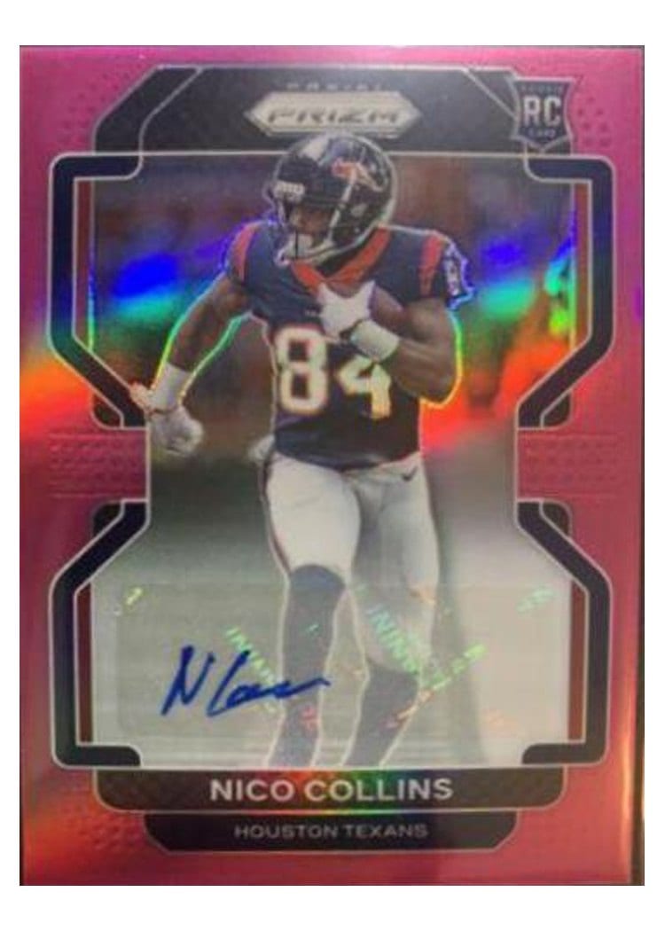 2021 Panini Prizm Base Set Nico Collins #360 card