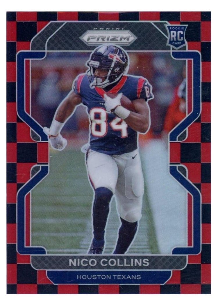 2021 Panini Prizm Base Set Nico Collins #360 card