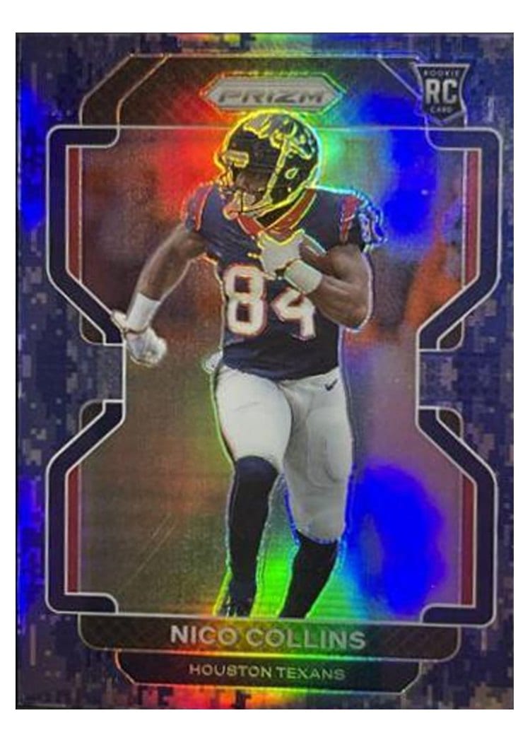 2021 Panini Prizm Base Set Nico Collins #360 card