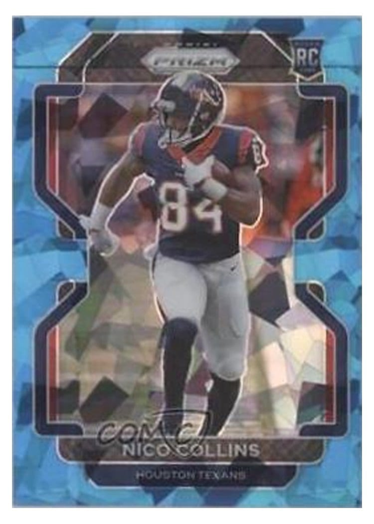 2021 Panini Prizm Base Set Nico Collins #360 card