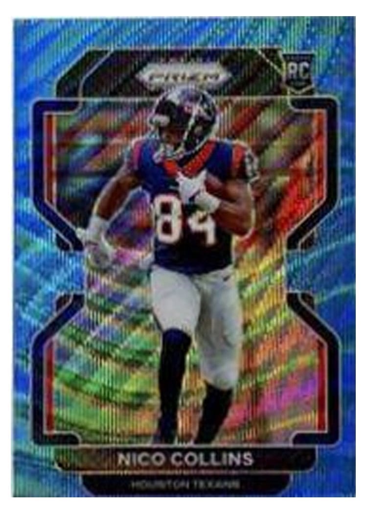 2021 Panini Prizm Base Set Nico Collins #360 card