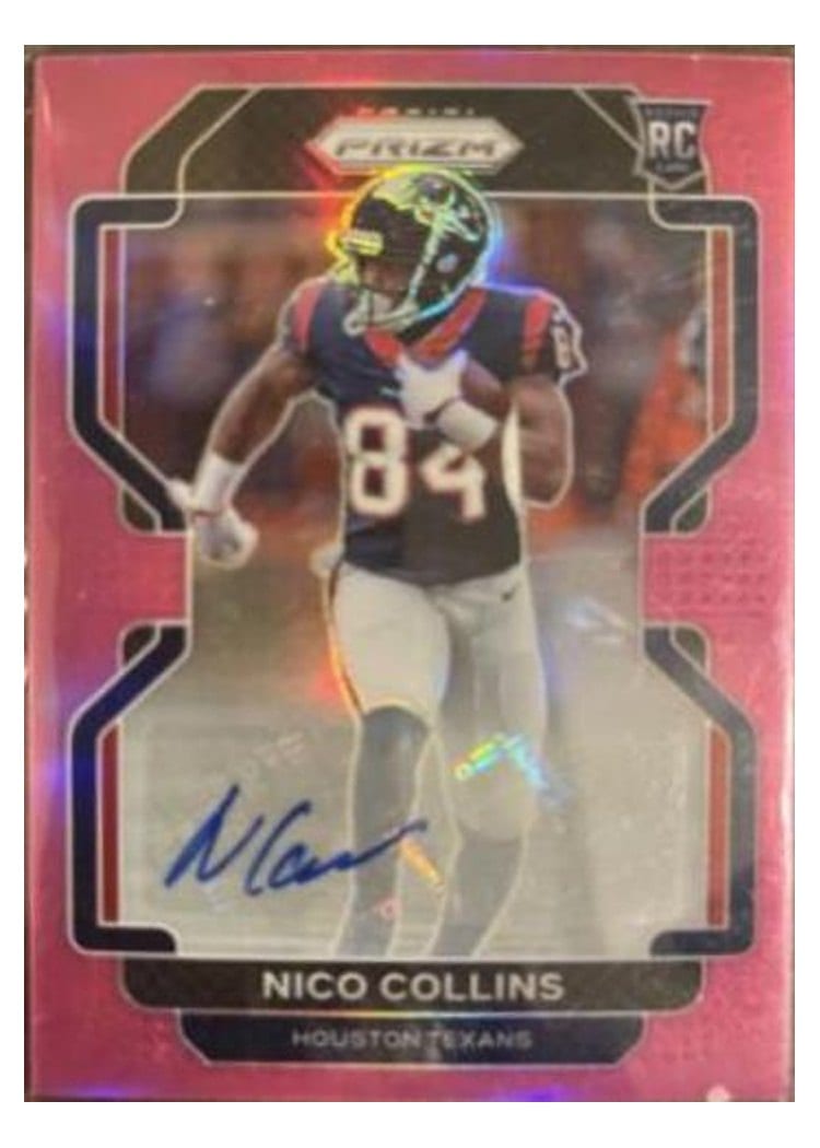 2021 Panini Prizm Base Set Nico Collins #360 card