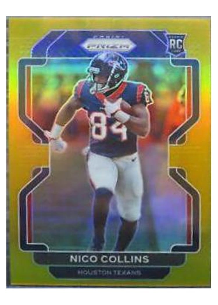 2021 Panini Prizm Base Set Nico Collins #360 card