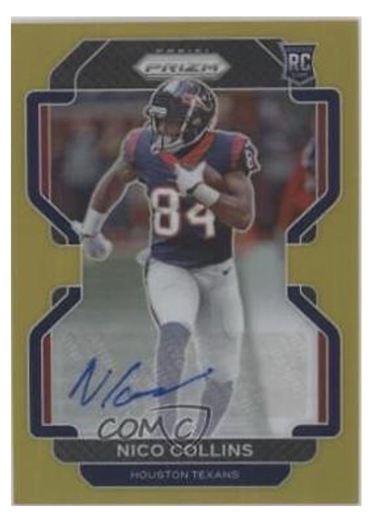 2021 Panini Prizm Base Set Nico Collins #360 card