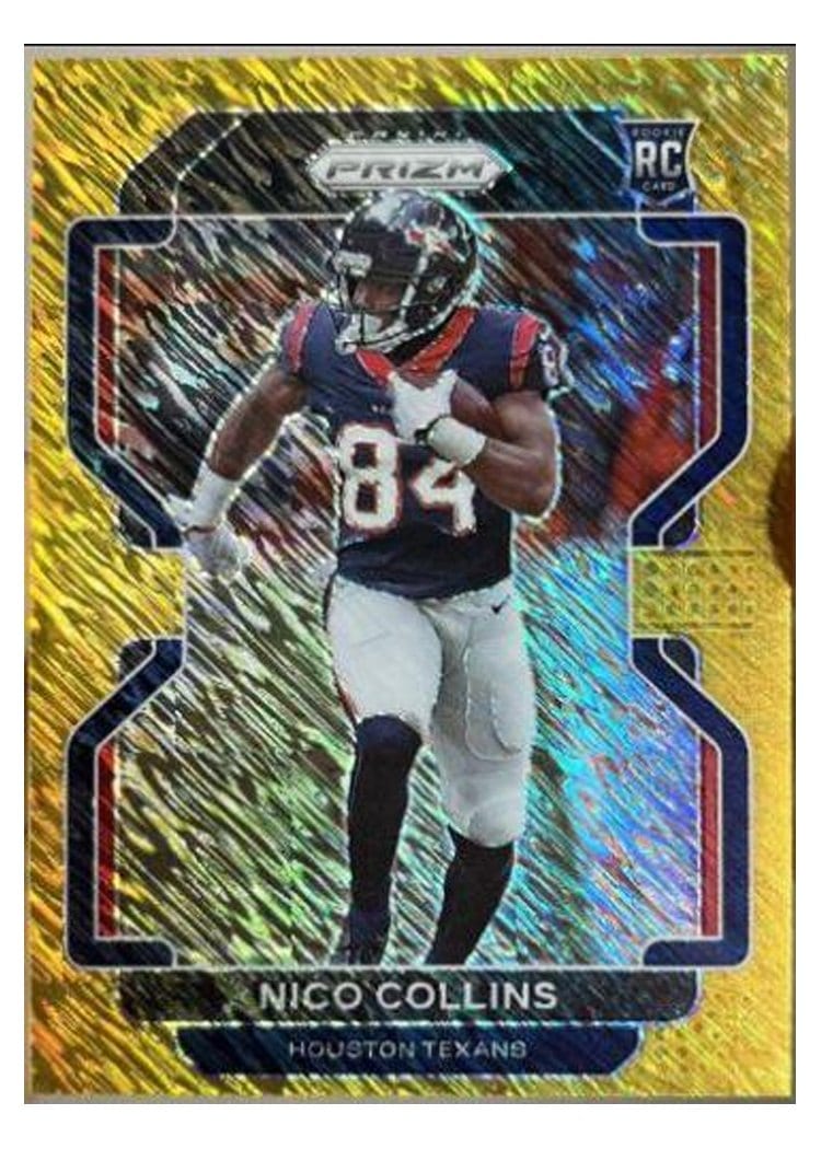 2021 Panini Prizm Base Set Nico Collins #360 card
