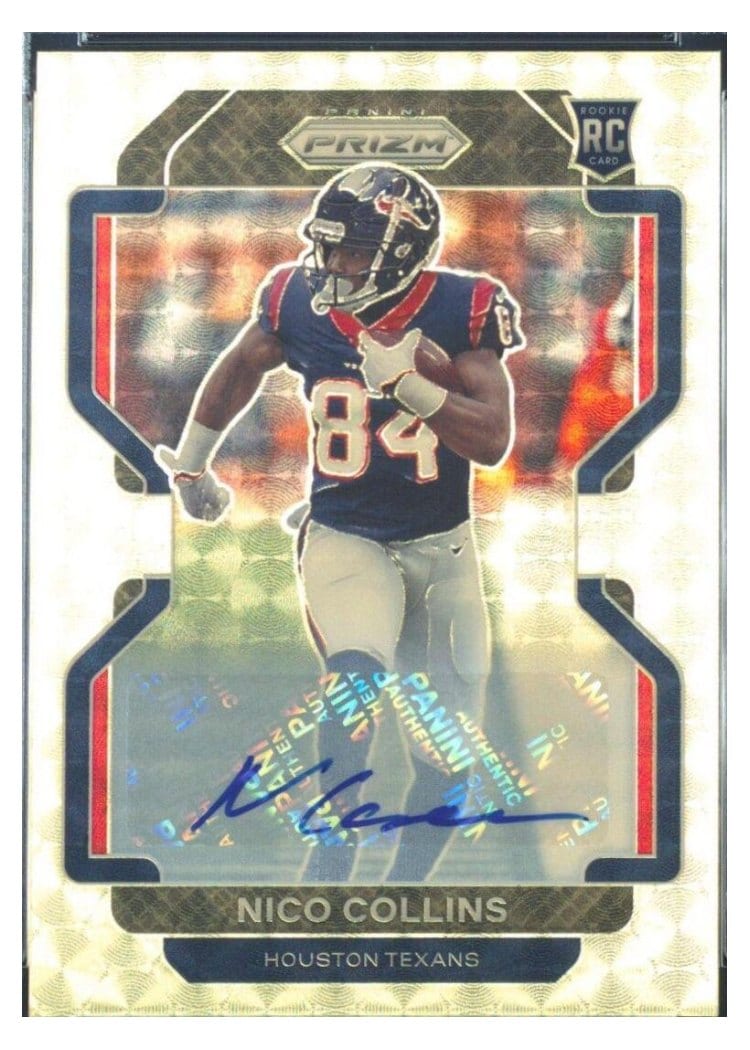 2021 Panini Prizm Base Set Nico Collins #360 card