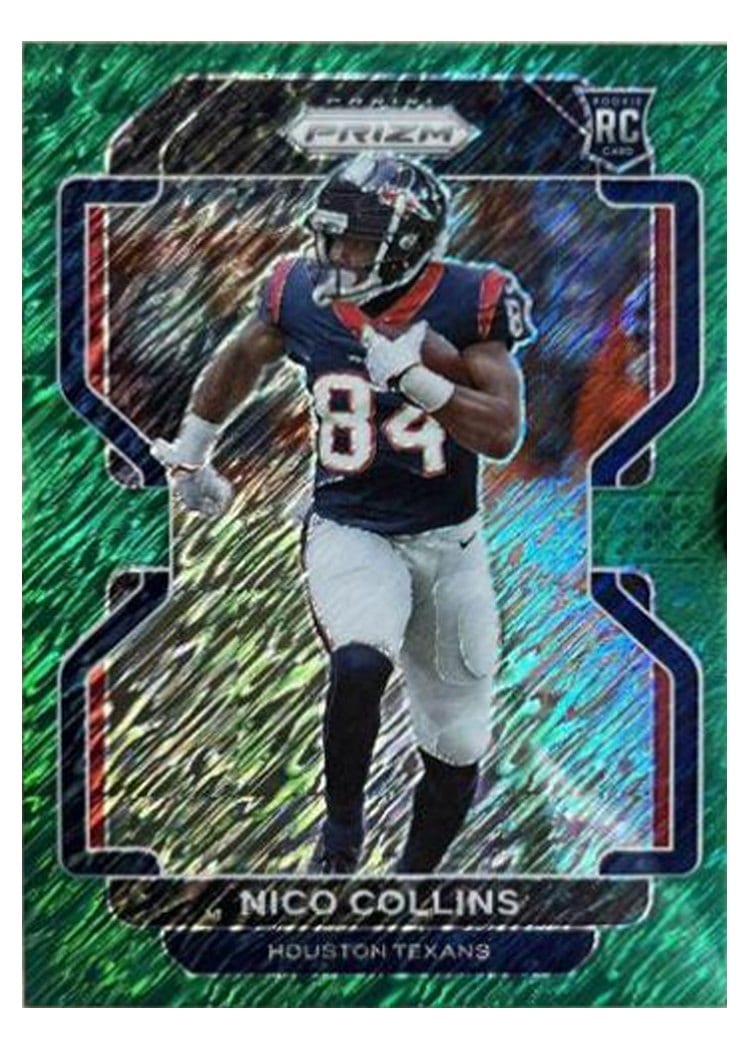 2021 Panini Prizm Base Set Nico Collins #360 card