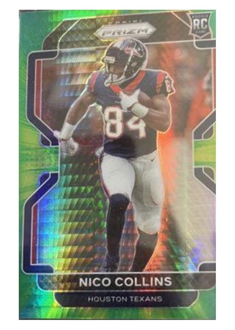2021 Panini Prizm Base Set Nico Collins #360 card
